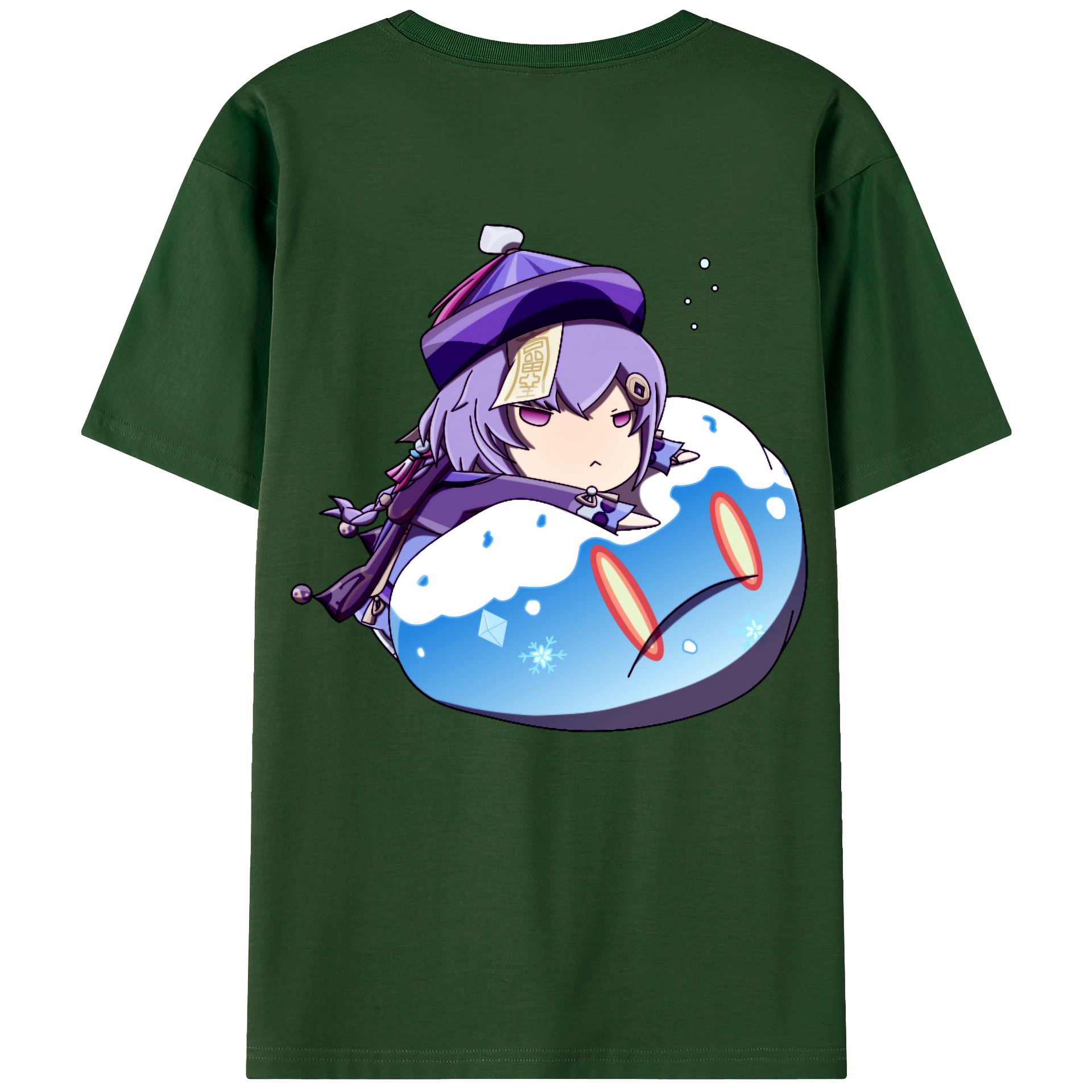 げんし神 七七 なな  genshin Nana 綿100％半袖Tシャツ（背面プリント）